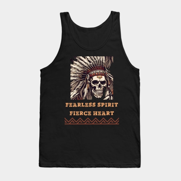 Indian skull Tank Top by vaporgraphic